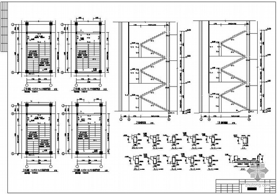 回形结构教学楼设计图资料下载-江苏某教学楼结构设计图