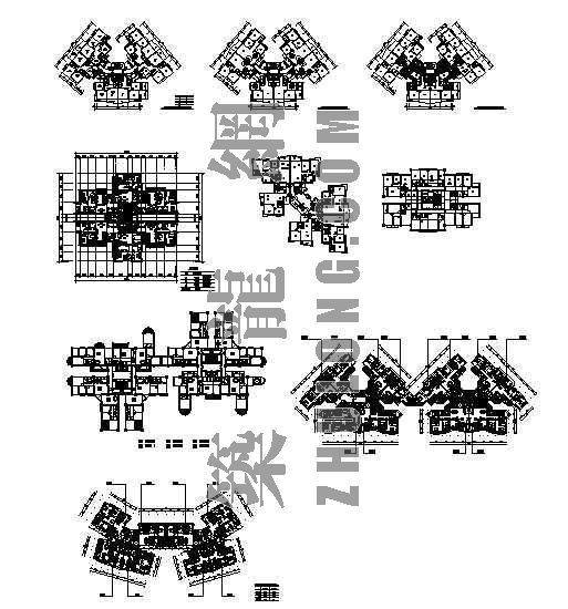 高层住宅户型经典集合1