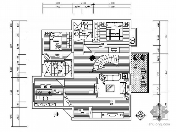 住宅图纸方案图纸资料下载-别墅设计方案图纸