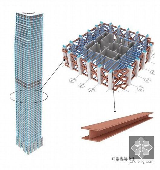 [湖南]地标性超高层双塔楼钢结构制作施工方案（附图丰富）-环带桁架构件