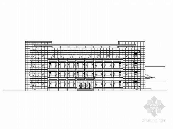 行政办公大楼平面图资料下载-[江苏]多层框架式行政办公楼建筑施工图