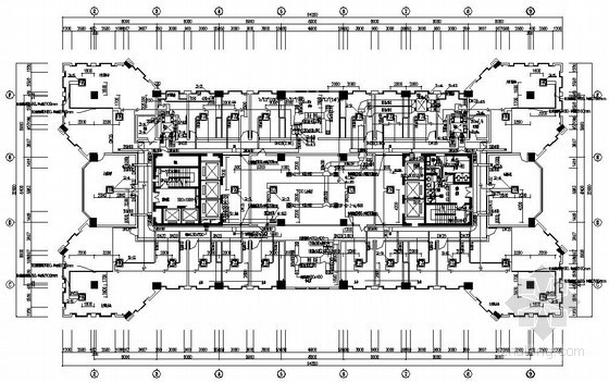 排烟图纸CAD资料下载-某综合楼空调和通风防排烟设计施工图纸