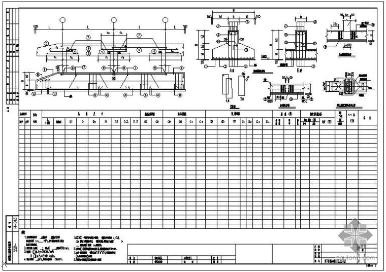 柱下条基资料下载-某柱下混凝土独立基础（条基）大样及基础表（图集）节点构造详图