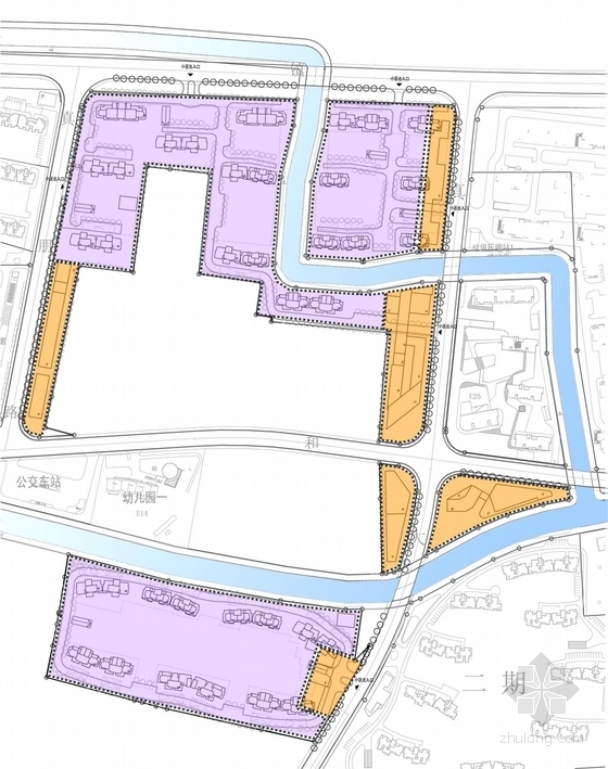 [上海]现代风格高层高级住宅区建筑设计方案文本-现代风格高层高级住宅区建筑分析图