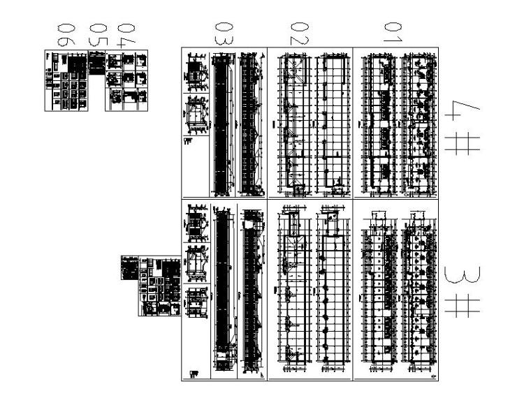 [福建]新古典风格住宅小区底层商业联排建筑施工图-缩略图