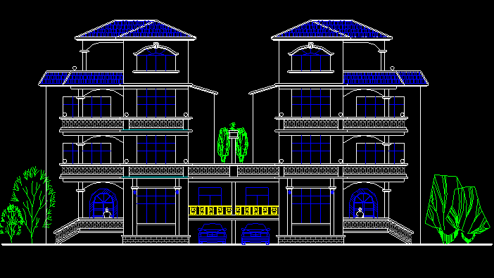 农村三层经济型别墅资料下载-12套三层别墅设计方案施工图