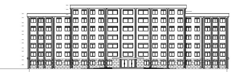 二层政府办公楼资料下载-[河南]七层政府办公楼建筑施工图（含结构专业）