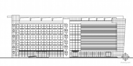 建筑施工图设计立体车库资料下载-[内江路]某六层综合楼建筑水暖电设计初步及施工图