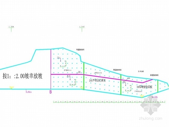 路堤植草边坡资料下载-[重庆]23米高边坡锚喷及坡面植草治理施工图