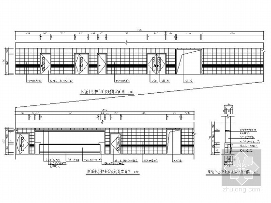 [新疆]三级乙等中医医院室内装修施工图 立面图