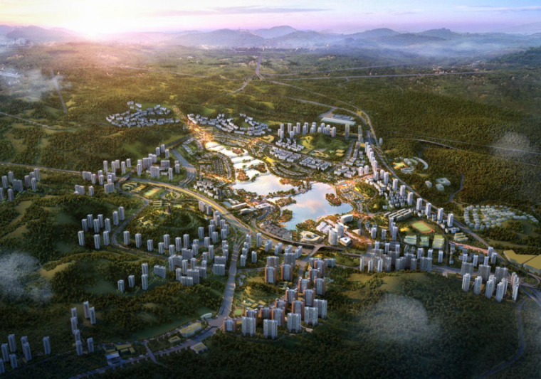 [贵州]贵阳市假日方舟城市规划设计总体概念方案文本-AECOM