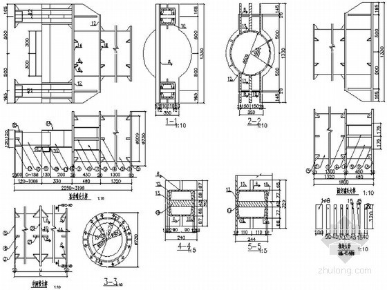 钢支撑深基坑设计资料下载-地铁车站深基坑支护结构钢支撑节点设计详图