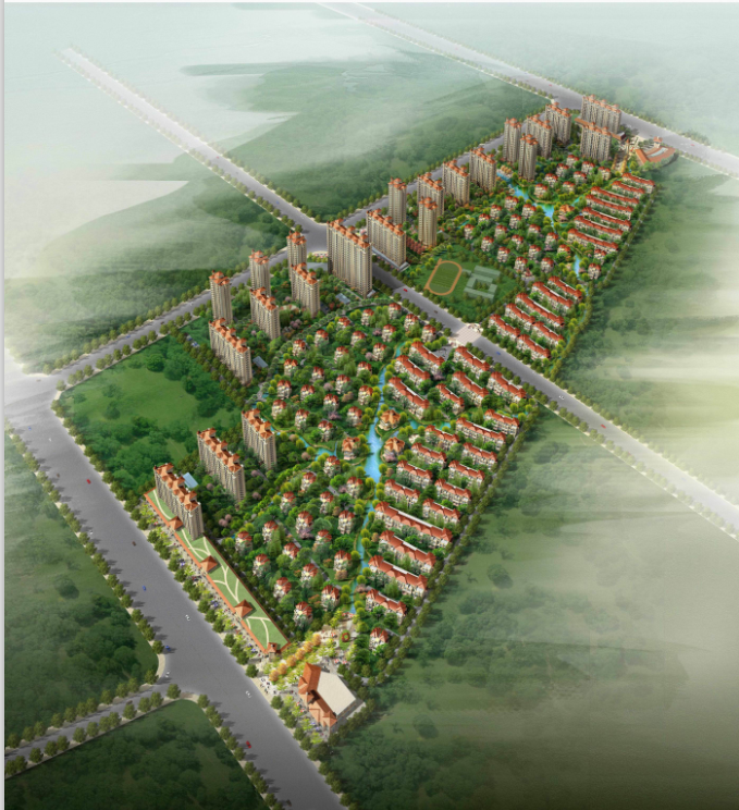 高品质住宅规划资料下载-[江苏]高层高品质西班牙风情低密度住宅建筑设计方案文本