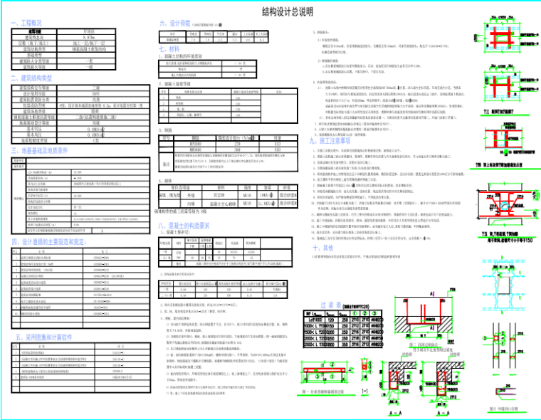 彩色沥青结构设计图资料下载-车库结构设计图