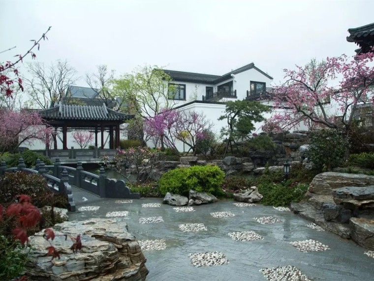 桃花源居住区资料下载-青岛天泰桃花源示范区景观