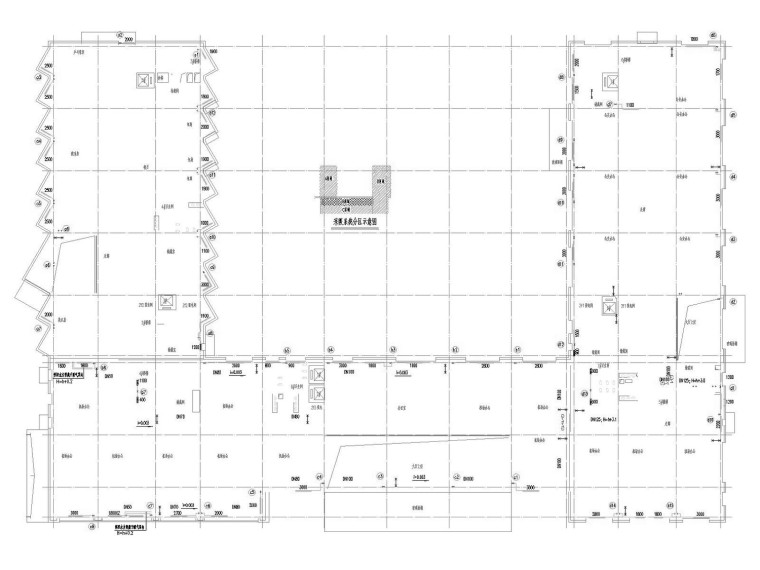 [内蒙古]大型交通综合项目暖通空调全系统施工图(人防、大院出品)-二层采暖平面图.jpg