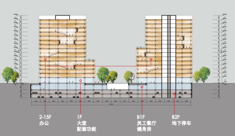 [北京]现代风格某知名电子企业办公楼投标方案文本-现代风格某知名电子企业办公楼投标方案文本