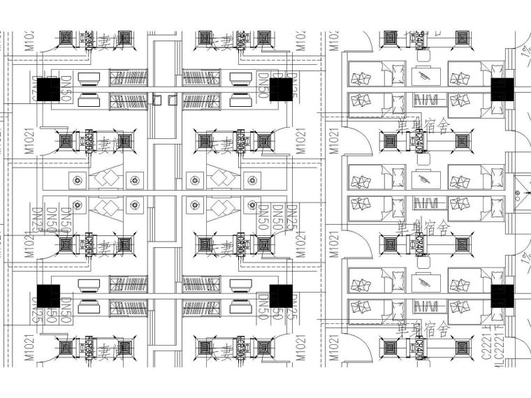 采用地源热泵方案的办公楼施工设计方案（包含经济性分析计算书）-办公楼空方案-Model3.jpg