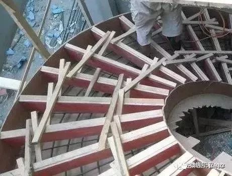 旋转楼梯木工支模方法_13