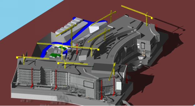 青岛知名地产万象城BIM技术应用于土建纪实-施工方案模拟