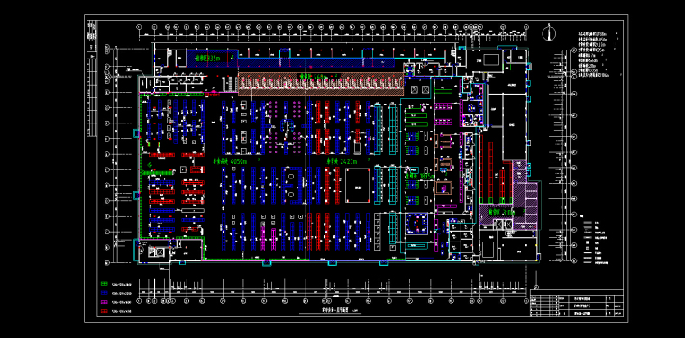 某大型超市建筑设计（施工图CAD）-大型超市建筑设计施工图4