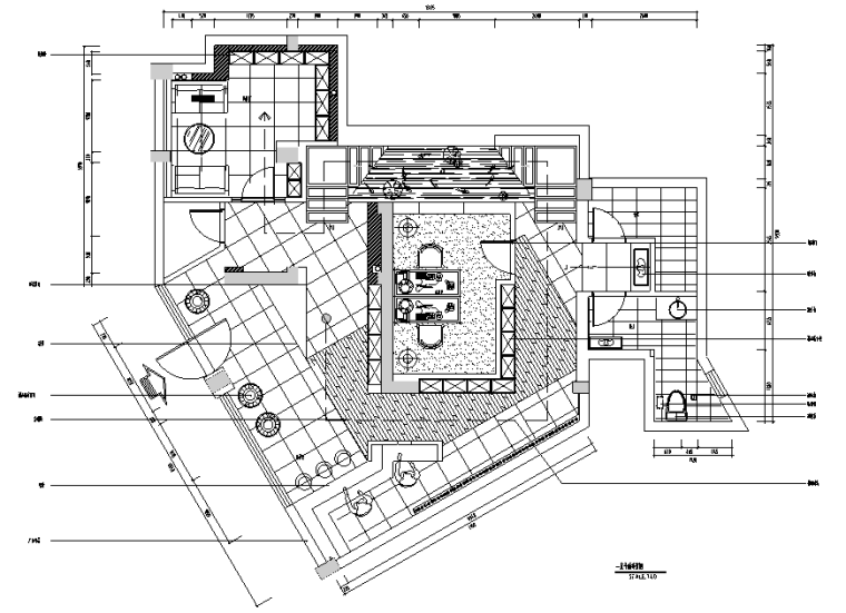 酒庄室内设计施工图资料下载-混搭风格酩汇酒庄空间设计施工图（附效果图）
