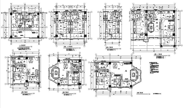 [宁夏]高层坡屋顶剪力墙结构老年公寓建筑施工图（含效果图）-高层坡屋顶剪力墙结构老年公寓建筑详图