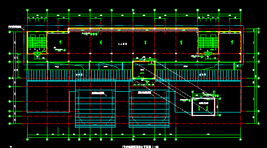 天正CAD教学资料下载-教学楼建施平面（合集）