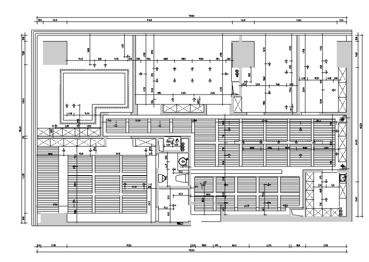 实木门店设计施工图资料下载-[新疆]木质空间投资办公室设计施工图（附效果图）