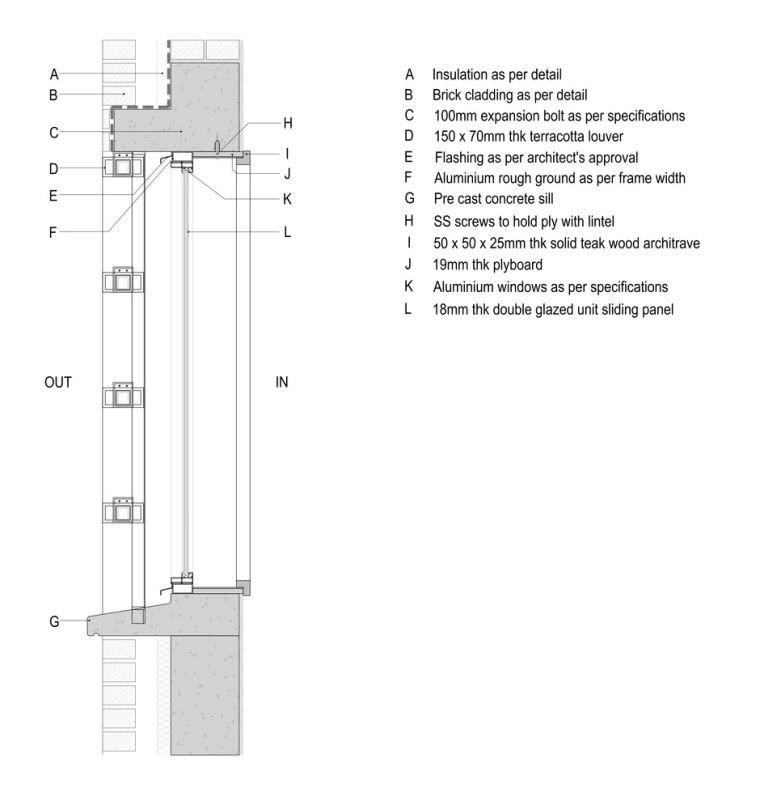 孟加拉达卡法德联合大使馆-LOUVER_DETAIL