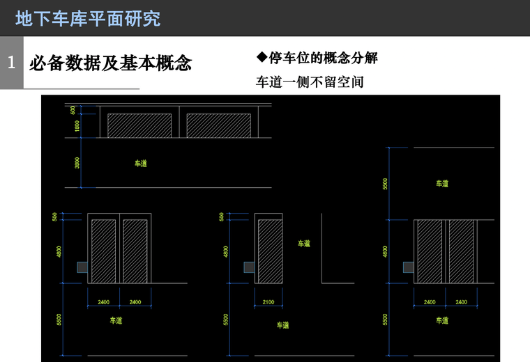 地下车库设计专题停车位与柱网分析-屏幕快照 2018-12-17 22.30.28