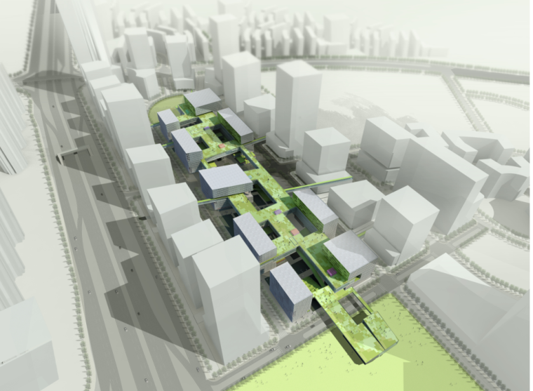 深圳软件基地资料下载-[广东]某市软件产业基地建筑方案文本（PDF+131页）