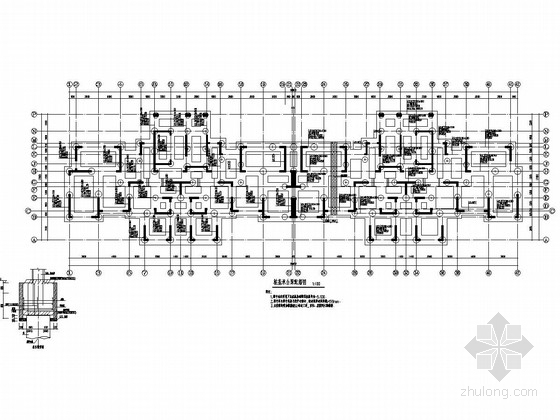 安置房施工图7层资料下载-27层剪力墙结构复建安置房结构施工图（钻孔灌注桩）