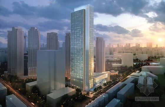 城市五星级酒店资料下载-[成都]43层超高五星级酒店综合体设计方案文本