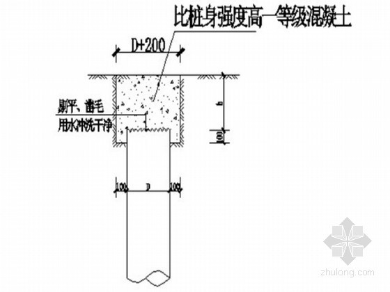 [北京]工业厂房工程长螺旋钻孔灌注桩基础施工方案-接桩做法 