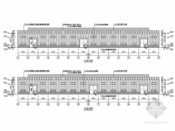 家具模型su门资料下载-40米跨门式刚架结构厂房建筑结构全套图