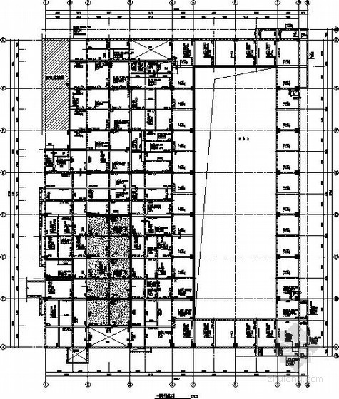 济南市建筑安全文明图集资料下载-[济南]地下1层地上4层框架体育文化国际交流中心结构设计图