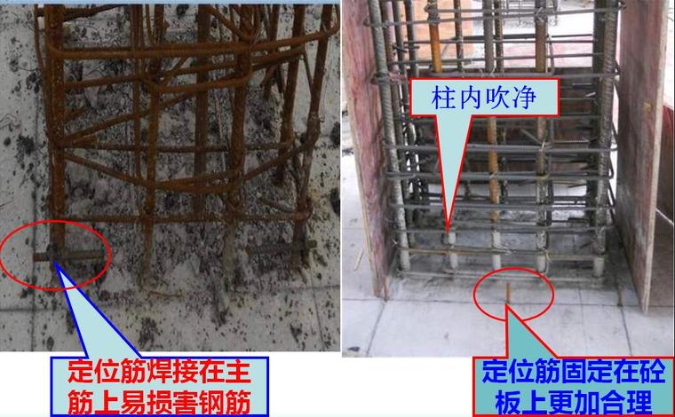 绿城集团建筑项目模板分项工程施工技术交底PPT（34页）-柱模板定位钢筋做法