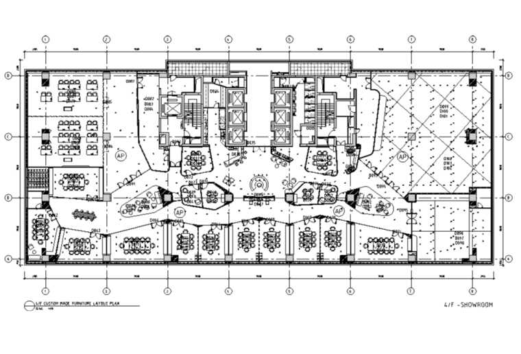公共空间广场设计效果图资料下载-[上海]利丰广场办公空间设计施工图（附效果图）