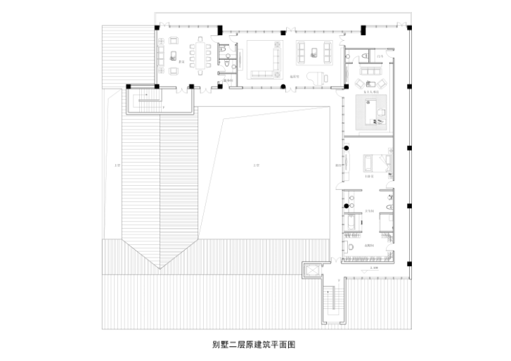 砾石铺装意向图资料下载-北京钓鱼台七号院七号别墅方案设计及意向图（50页）