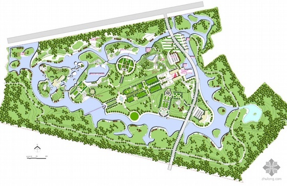 上海生态住宅示范楼资料下载-上海生态公园概念性规划
