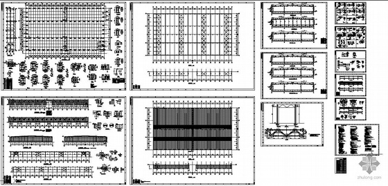 32米门钢资料下载-某2×24米＋32米跨门式刚架厂房结构设计施工图