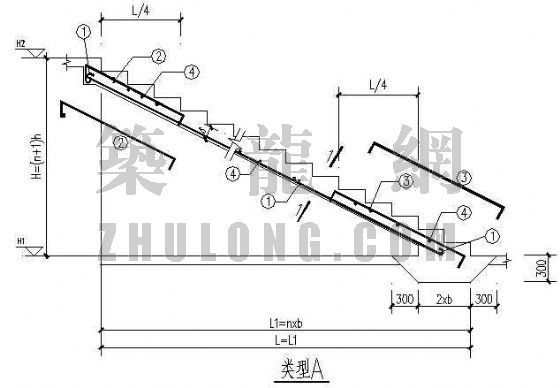 平行双跑楼梯计算表资料下载-楼梯表