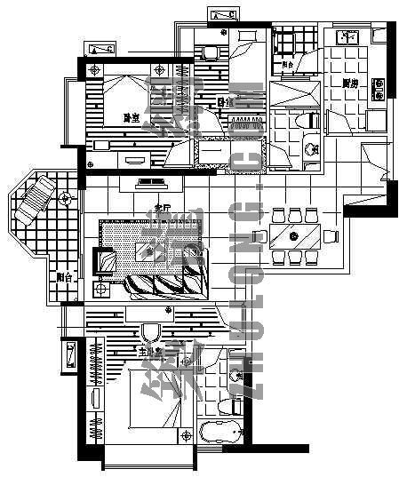 现代小型别墅设计cad图资料下载-独立小型别墅施工图