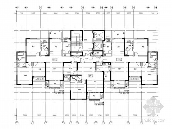 河南建筑居住建筑施工图资料下载-[河南]二类高层住宅楼给排水消防施工图