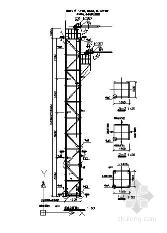 施工爬梯的施工方案资料下载-爬梯结构施工图