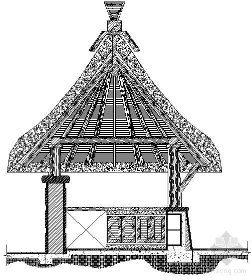 木质景观亭详图资料下载-热带风格木质景观亭