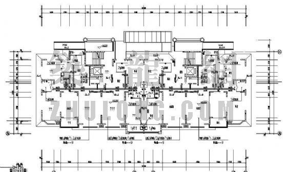 住宅消防CAD资料下载-某十七层住宅给排水消防设计图