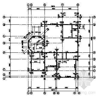 四层豪华别墅施工图结构图资料下载-某三层别墅结构图纸
