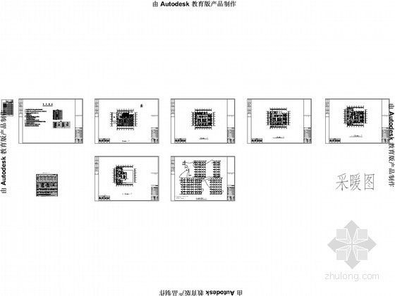 [天津]快捷酒店采暖设计施工图- 